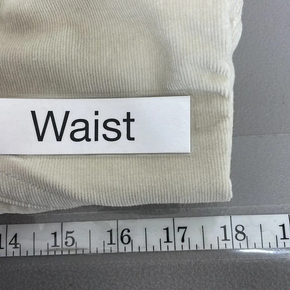 Live a Little Corduroy Jacket Buttons Flare Cream Size Large L - Picture 13 of 16